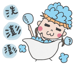 A cute girl, Angela. sticker #5858028