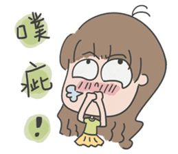 A cute girl, Angela. sticker #5858043