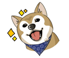 SHIBAKEN-BIYORI. sticker #5858433