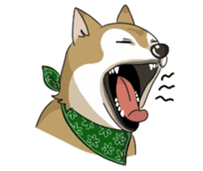 SHIBAKEN-BIYORI. sticker #5858443