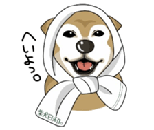 SHIBAKEN-BIYORI. sticker #5858448