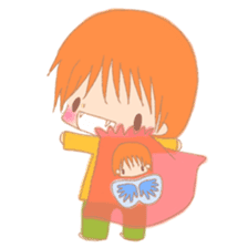 My cute 1-year-old children of baby sticker #5858763