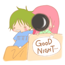 My cute 1-year-old children of baby sticker #5858768