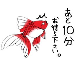 There a goldfish sticker #5858905