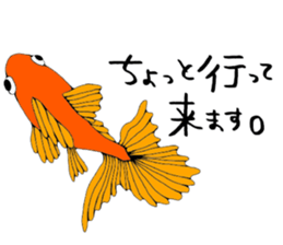 There a goldfish sticker #5858919