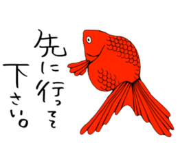 There a goldfish sticker #5858922