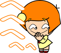 Tomboy and rabbit sticker #5859621