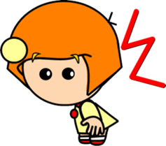 Tomboy and rabbit sticker #5859622