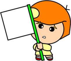 Tomboy and rabbit sticker #5859630