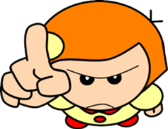 Tomboy and rabbit sticker #5859632