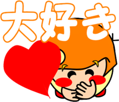 Tomboy and rabbit sticker #5859643