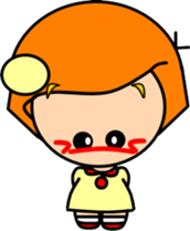 Tomboy and rabbit sticker #5859644