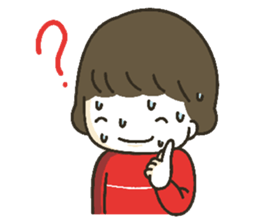 Little disgusting girl sticker #5859817