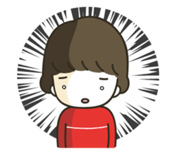 Little disgusting girl sticker #5859825