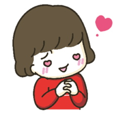 Little disgusting girl sticker #5859827