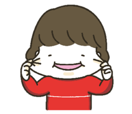 Little disgusting girl sticker #5859833