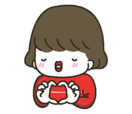 Little disgusting girl sticker #5859840