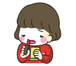 Little disgusting girl sticker #5859841