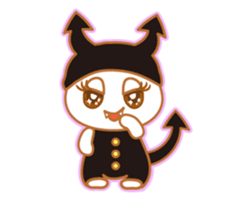 sweet rabbit cat sticker #5860043
