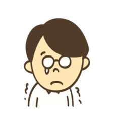 Shy boy Manabu sticker #5860058