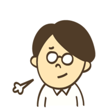 Shy boy Manabu sticker #5860071