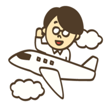 Shy boy Manabu sticker #5860080