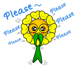 sunflower boy sticker #5860179