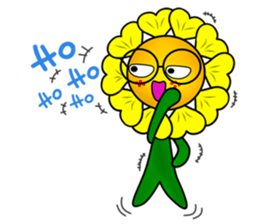 sunflower boy sticker #5860180