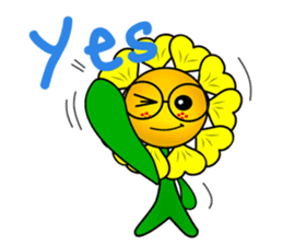 sunflower boy sticker #5860182