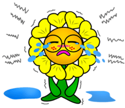 sunflower boy sticker #5860183