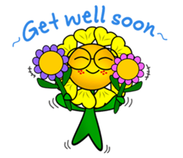 sunflower boy sticker #5860187