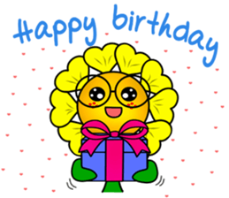 sunflower boy sticker #5860189