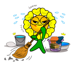 sunflower boy sticker #5860191