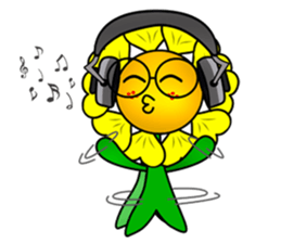 sunflower boy sticker #5860194