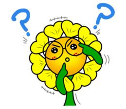 sunflower boy sticker #5860195