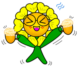 sunflower boy sticker #5860199