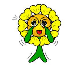 sunflower boy sticker #5860202