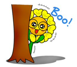 sunflower boy sticker #5860204