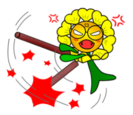 sunflower boy sticker #5860206