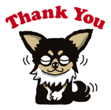 A golf of Chihuahua "CICCI" (English) sticker #5860531