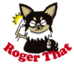 A golf of Chihuahua "CICCI" (English) sticker #5860537