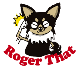 A golf of Chihuahua "CICCI" (English) sticker #5860537