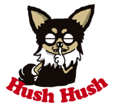 A golf of Chihuahua "CICCI" (English) sticker #5860539