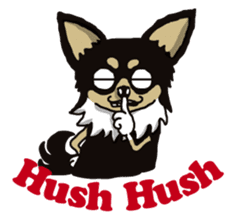 A golf of Chihuahua "CICCI" (English) sticker #5860539