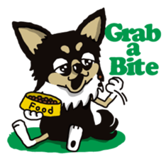 A golf of Chihuahua "CICCI" (English) sticker #5860550