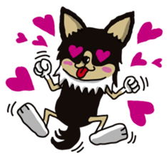 A golf of Chihuahua "CICCI" (English) sticker #5860553