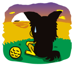 A golf of Chihuahua "CICCI" (English) sticker #5860554