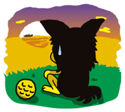 A golf of Chihuahua "CICCI" (English) sticker #5860554