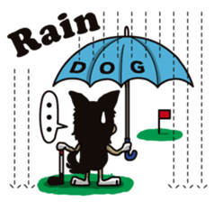 A golf of Chihuahua "CICCI" (English) sticker #5860568