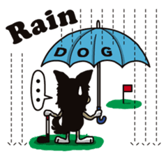 A golf of Chihuahua "CICCI" (English) sticker #5860568